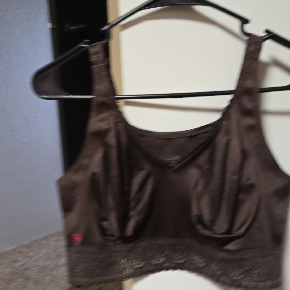 Ruby Ribbon Brown Full Coverage Bra